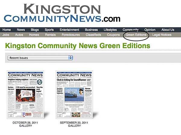 You can now read Kingston Community News pages online