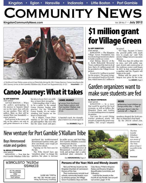 The Kingston Community News July edition is now on the streets and in the mail.