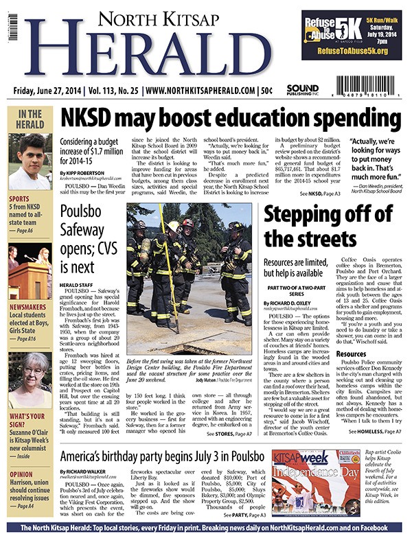 The June 27 North Kitsap Herald: 40 pages in two sections