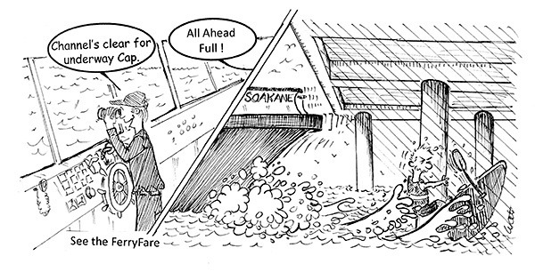 August 2014 FerryFare cartoon.