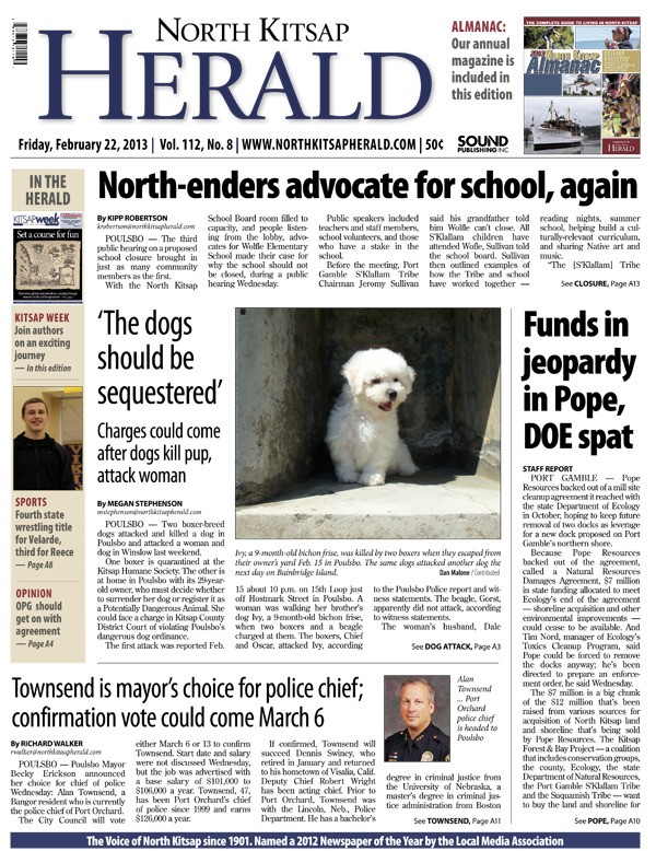 The Feb. 22 North Kitsap Herald: 36 pages in two sections