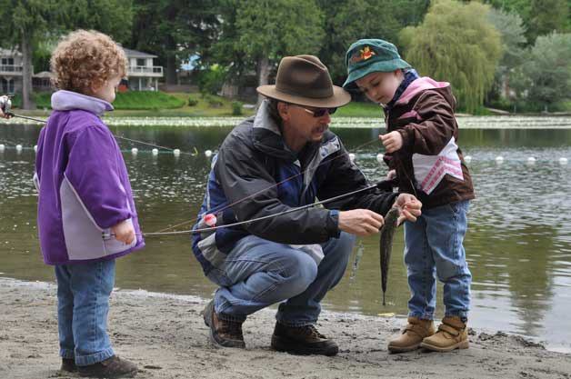 Children ages 5-14 are invited to join the Kitsap Poggie Club for fishing fun April 23.