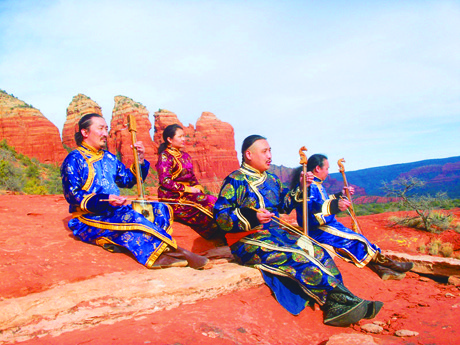 Renowned Chirgilchin throat-singers come to Tuva from Bainbridge for a performance of traditional songs sung in overtone.