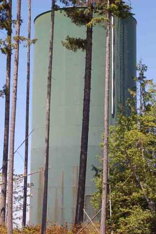 Silverdale Water District's tower on Dickey Road is the source of the 'best-tasting water in the Northwest