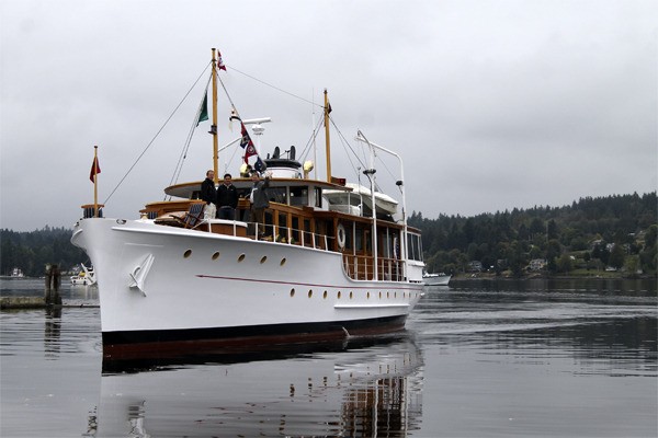 MV Olympus at the Port of Poulsbo this weekend.