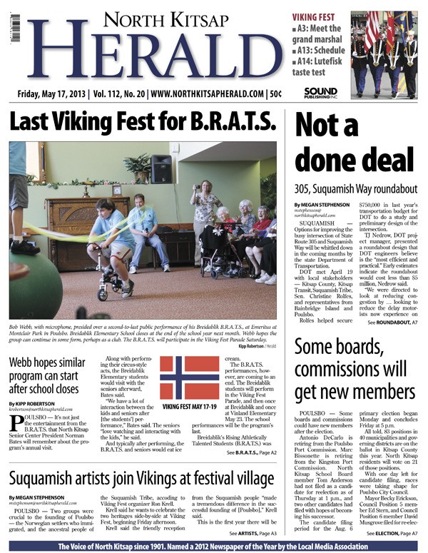 The May 17 North Kitsap Herald: Two sections