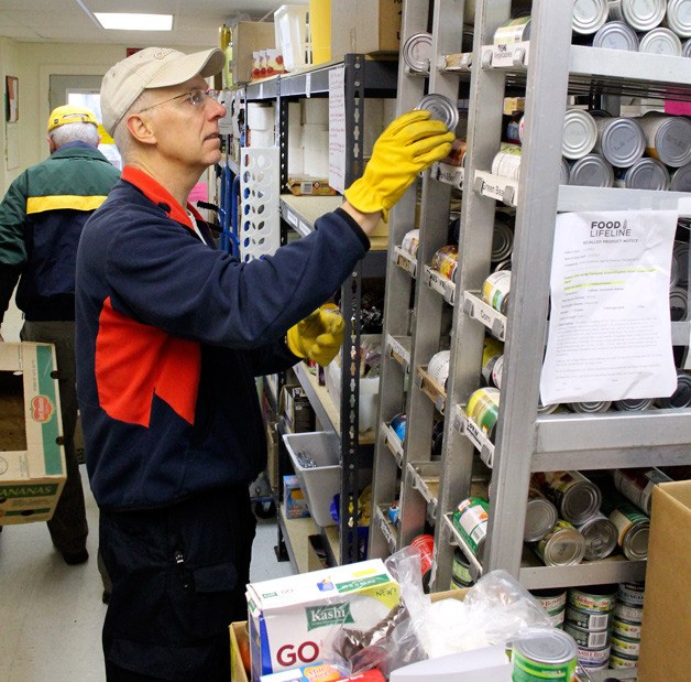 John Costello volunteers at North Kitsap Fishline