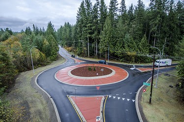 The new roundabout.