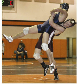 South Kitsap 152-pounder Brady Zurn defeated Rogers’ Kyle Giovannini 3-0 in his match on Tuesday.