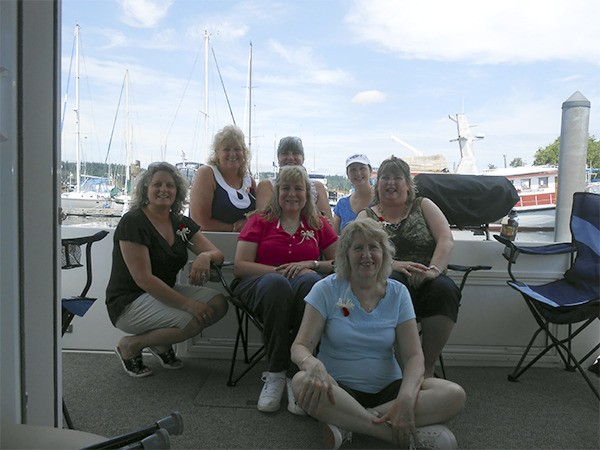 The new board officers of Soroptimists of Greater North Kitsap. Back from left