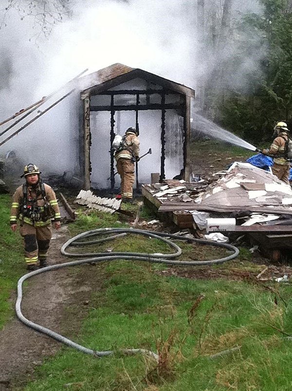 Fire destroys Gamblewood shed being used as temporary housing | Kitsap ...