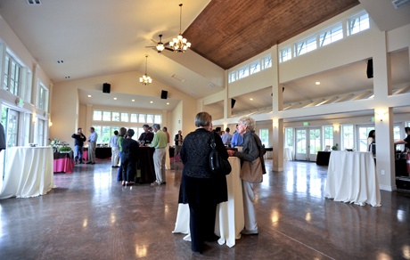 The Hood Canal Vista Pavilion in Port Gamble is the first new building in the town in nearly a century. The open building was designed for corporate events and weddings.