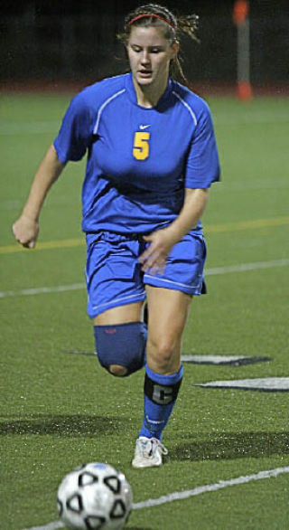 Bremerton senior defender Kelsey Johnson was named to the 2008 All-Kitsap County Girls Soccer Team for her defensive efforts.