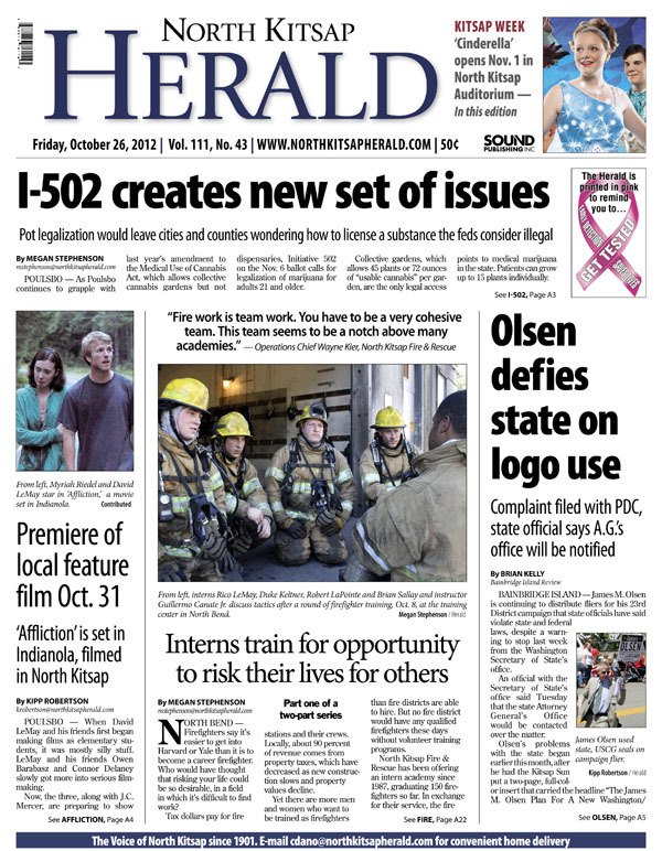 The Oct. 26 North Kitsap Herald: 52 pages in two sections