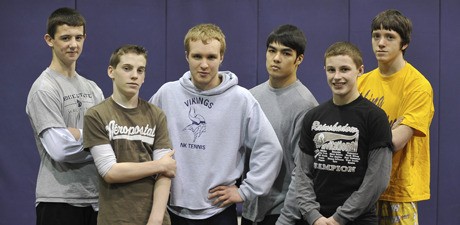 North Kitsap High School wrestlers