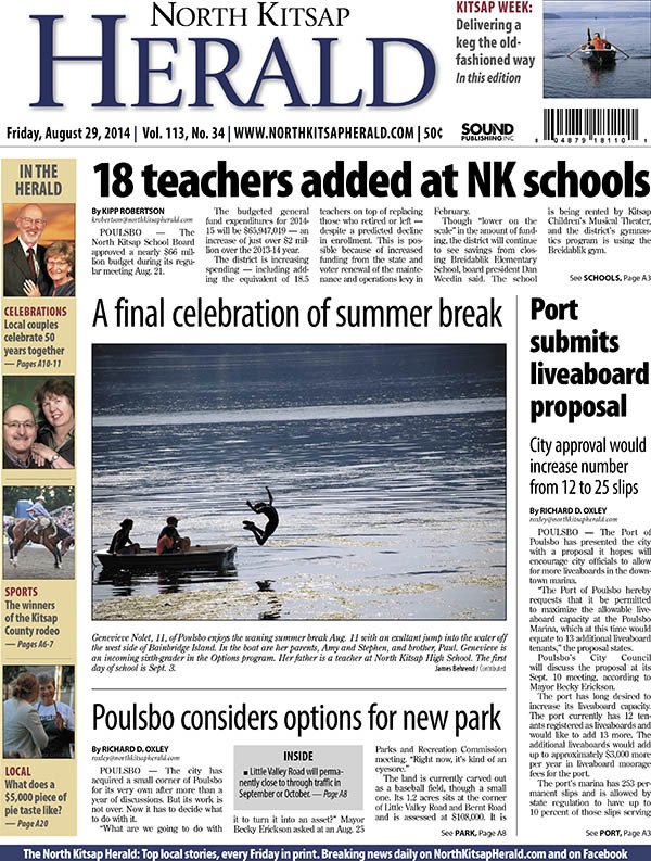 The Aug. 29 North Kitsap Herald: 44 pages in two sections