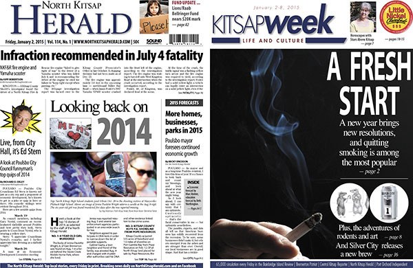 The Jan. 2 edition of the North Kitsap Herald: 36 pages in two sections