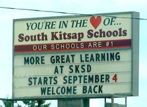 The start of school depends on contract talks between the South Kitsap School District and the local teachers' union.