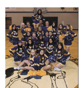 The Bremerton cheer squad advanced to the state championships Jan. 24 at the Comcast Arena in Everett for the first time in school history. Second-year coach Kara Lindberg called it “a turning point” for the program. Lindberg sent 19 cheerleaders — 14 females and five males — to the state championships. Bremerton finished fourth in the coed Medium/Large/Super Large division with 167 points.