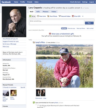 Lary Coppola's Facebook page