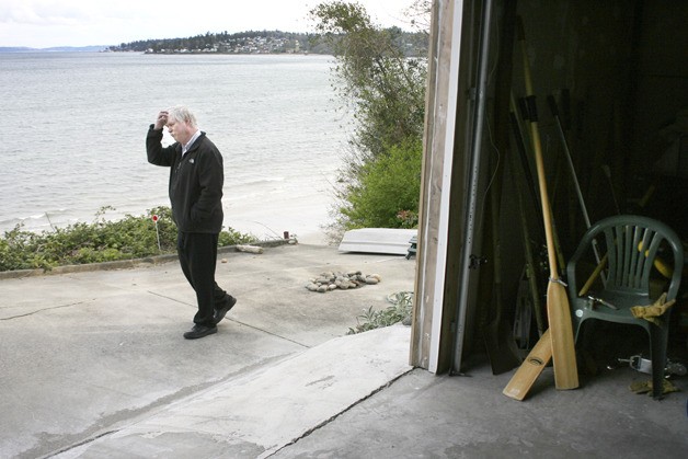 Steve Lickar worries he won’t be able to keep his home. His insurance company won’t cover repairs because it considers the damage earthquake related