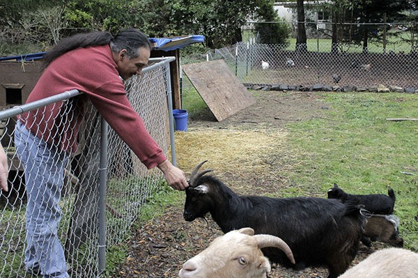 Blue Sky Gunhammer is building a new life at Compass House on Central Valley Road. After completing a 20-year prison sentence