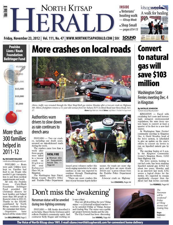 The Nov. 23 North Kitsap Herald is one of the largest of the year