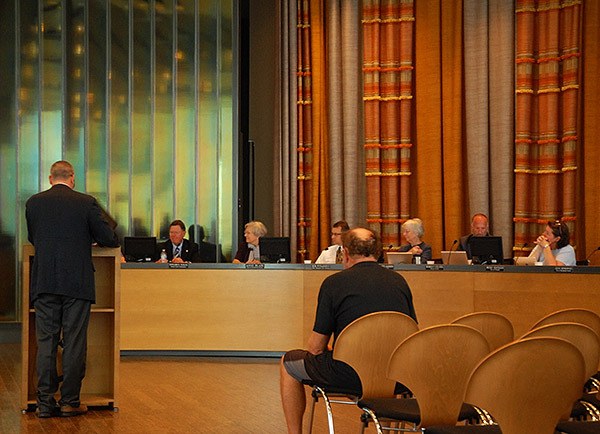 Kitsap Transit Board members (seated from left)  Ed Wolfe