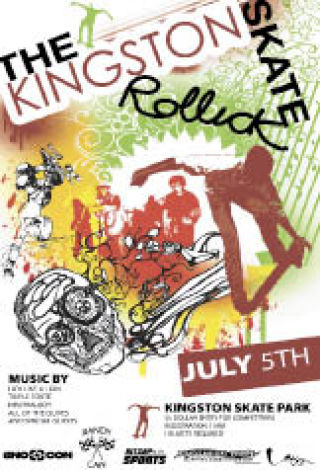 Five bands to be featured at Kingston's SK8 Rollick