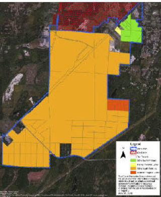 The above graphic shows the proposed annexation areas in the South Kitsap Industrial Area