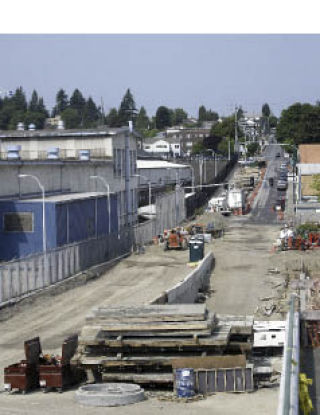 Work on the Bremerton tunnel is expected to be completed July 2009.