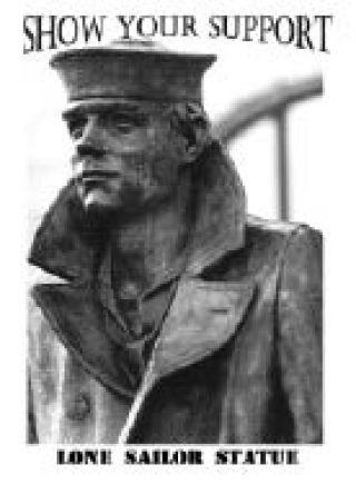 Local volunteers are hoping to have the Lone Sailor statue in place at the Bremerton Marina by the Navy’s birthday in October.