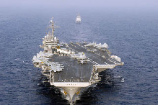 The Kitty Hawk is expected to arrive in Bremerton on Tuesday.