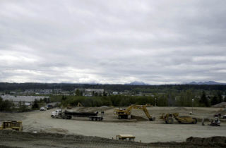 Groundbreaking on the new Lowe’s was recently started on Myhre Road in Silverdale behind Sportsman’s Warehouse. The do-it-yourself retailer is expected to open in the fourth quarter of 2008 and will offer more than 32