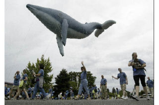 Whaling Days 2008: A fun time had by all! Harrison Medical Center staff show their community spirit in last weekend’s Dandy Lions Parade.