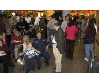 Silverdale Beach Hotel Marketing and Promotions Director Dina Manatad and General Manager Chris Koebelin accepted the Best of Central Kitsap award for the hotel being named Most Romantic Spot. People filled Kitsap Mall’s Center Court for the Best of Central Kitsap awards ceremony