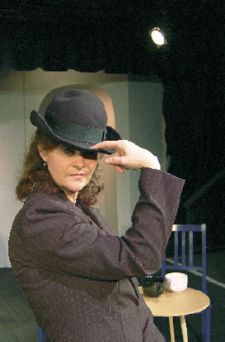 Kathy Berg: Not too old to be a star in that hat.