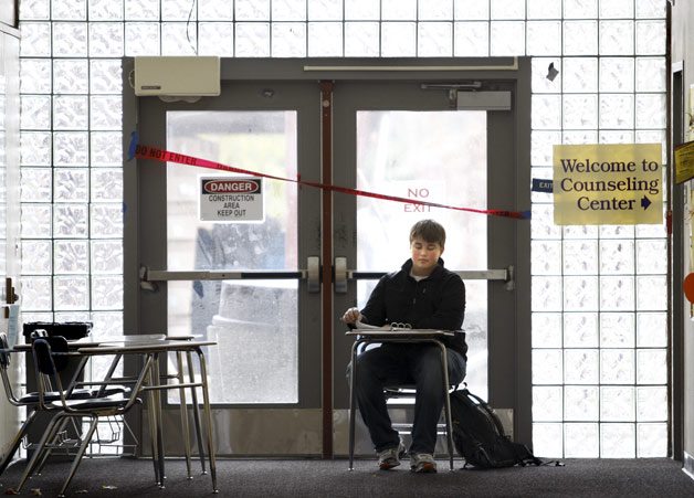 Amidst the chaos of construction to which the North Kitsap School District students have grown accustom