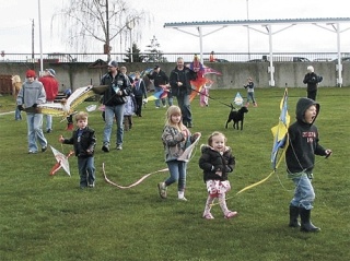 Kids of all ages participated in Kites Over Kingston.