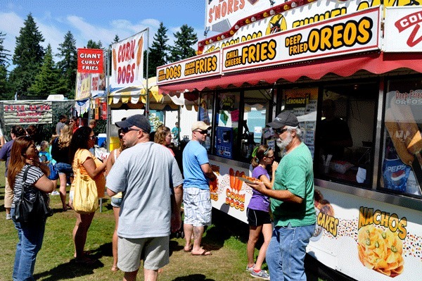 The Kitsap County Fair & Stampede will feature many food booths and a beer and a wine garden.