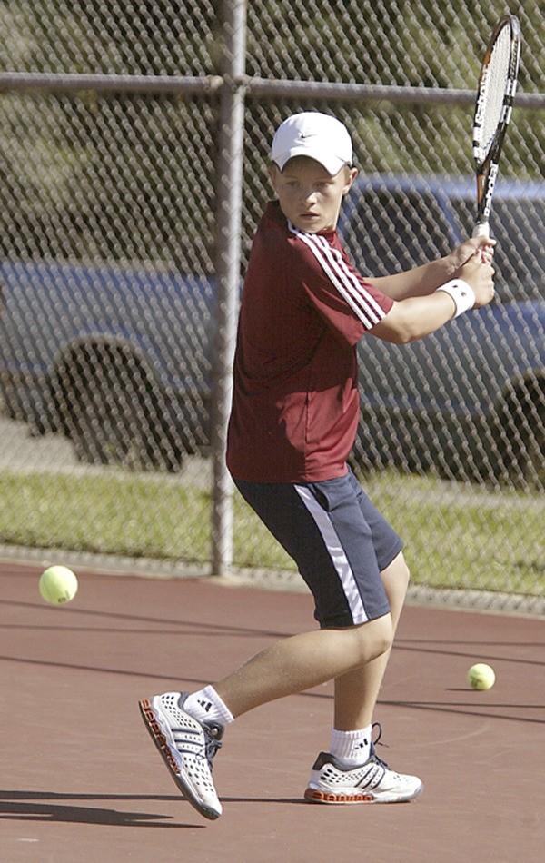 Senior Blake Staudenraus returns for his final season in a familiar position — battling for the top singles spot.