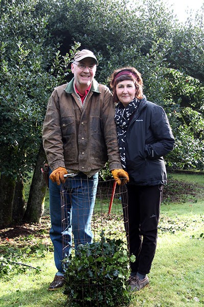 Doug and Marianne Owen have cared for their holly orchard since they purchased the property in 1988.