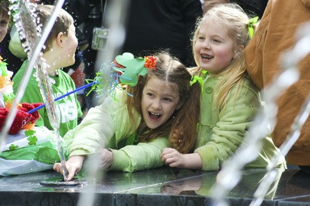 Six-year-old Lauren Boydsun (left) and best friend Molly Corder