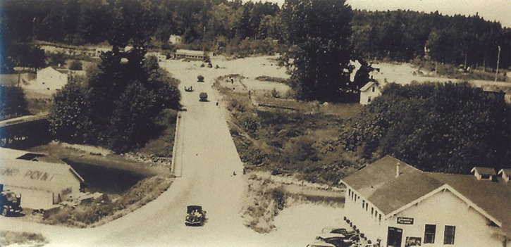 The area at the head of Liberty Bay was a thriving neighborhood by the 1930s.