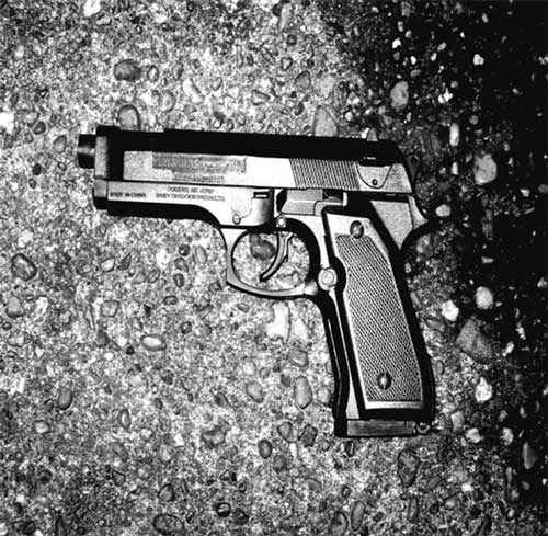 A 15-year-old walked down Warren Avenue bridge Feb. 6 brandishing this pellet gun.