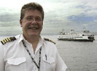 Capt. Dave Frombach has been a Washington State Ferries captain for 17 years. The Poulsbo native currently operates vessels on the Bremerton-Seattle ferry route.