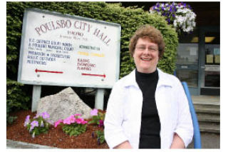 Poulsbo’s city clerk Karol Jones retires after 28 years.