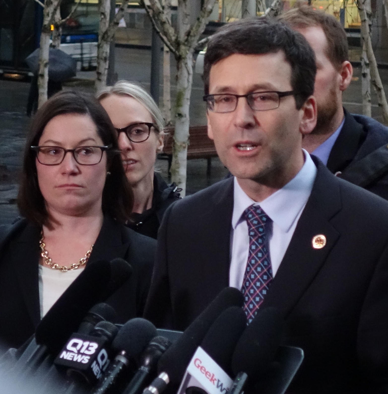 Washington Attorney General Bob Ferguson reflects on U.S. District Court Judge James L. Robart’s temporary restraining order on President Trump’s executive order banning travel to the U.S. from seven countries that Trump had determined were terrorism threats. “We are a nation of laws,” Ferguson said. “Not even the President can violate our constitution.” Photo: Washington Attorney General’s Office