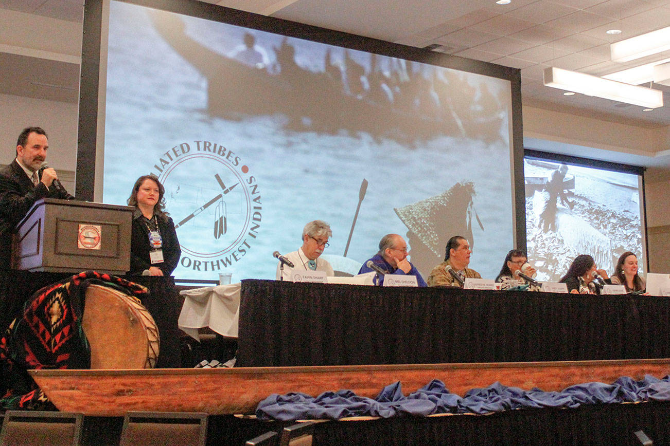 &lt;em&gt;Tribal officials gather at Suquamish Clearwater Resort for the 2016 winter convention of the Affiliated Tribes of Northwest Indians. Using a state curriculum, public school students will learn about local indigenous cultures, history and governance.&lt;/em&gt; Sophie Bonomi/Kitsap Daily News