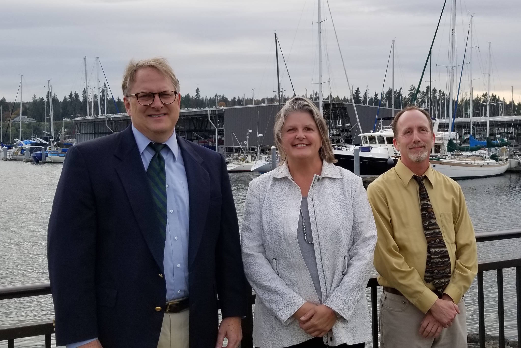 &lt;em&gt;Greg Englin, Sam Gibboney and Josh Peters were recently announced as the three candidates being considered for the Port of Kingston’s executive director position.&lt;/em&gt;                                Nick Twietmeyer/Kitsap News Group